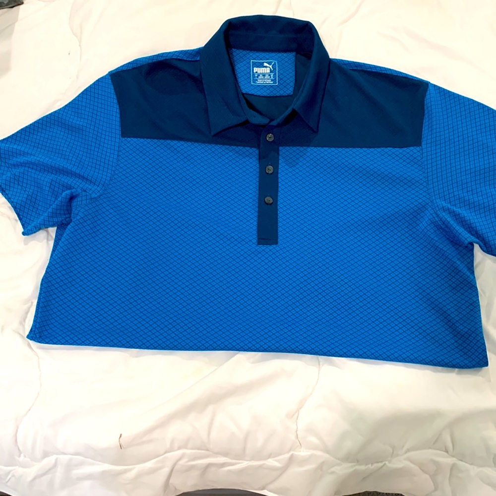 Puma Men Polo-style Shirt, sz Large
